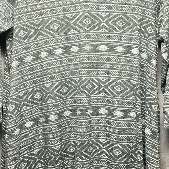 Lularoe Womens 3XL Emily Dress Aztec Print V-Neck Long Sleeve - Picture 3 of 11